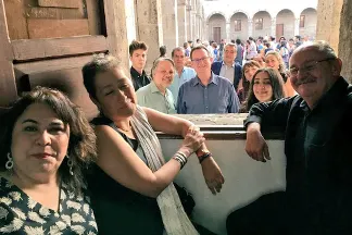 Celebración del centenario de Juan Rulfo en el Hospicio Cabañas de Guadalajara